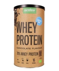 Protéines de petit-lait chocolat - sans lactose BIO, 400 g